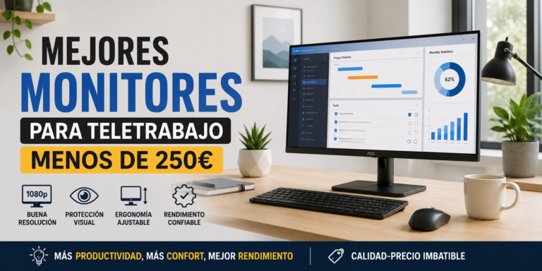 5 Mejores Monitores para Teletrabajo Menos de 250€