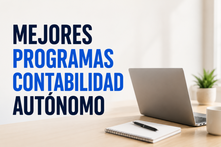 5 Mejores Programas Contabilidad Autónomo Gratis España